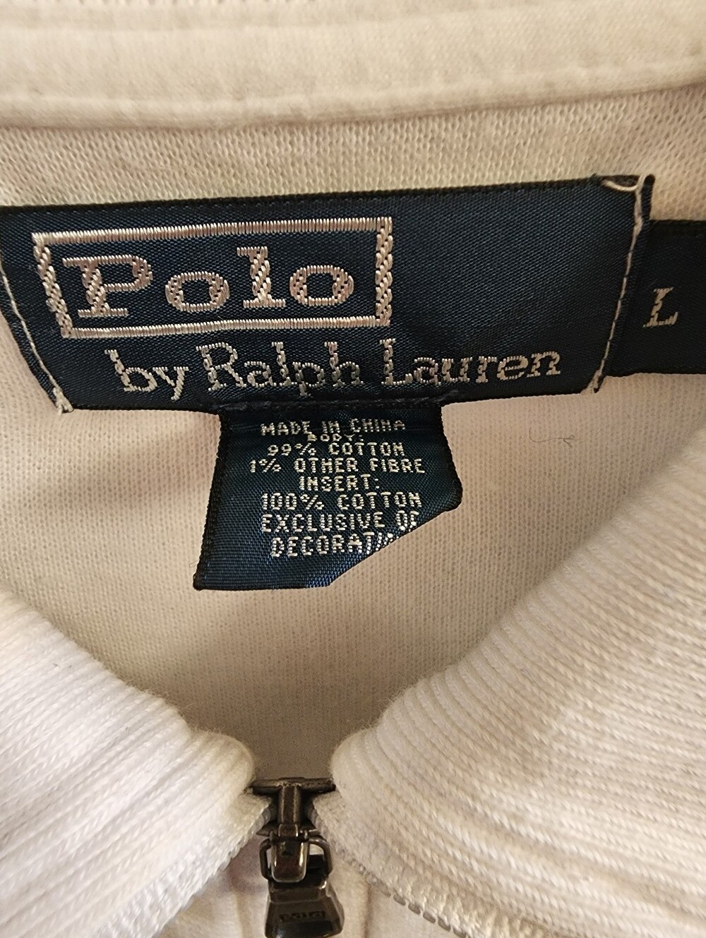 Ralph Lauren White Polo Zip Track Jacket And Matching Cap. - Picture 8 of 13